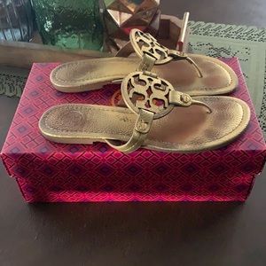 Tory Burch Miller in Metallic Gold